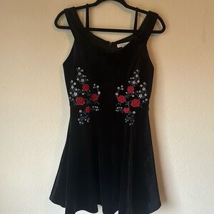 Crushed Velvet Dress